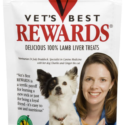 Vet's Best Rewards lamb liver treats 120g bag