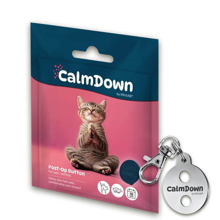 CalmDown by KRUUSE Cat Tag Kit with 1 button