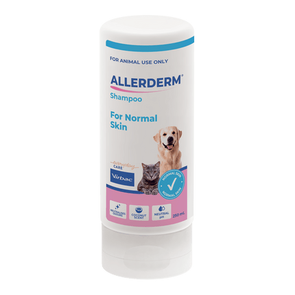 Allerderm Shampoo for Normal Skin 250ml bottle