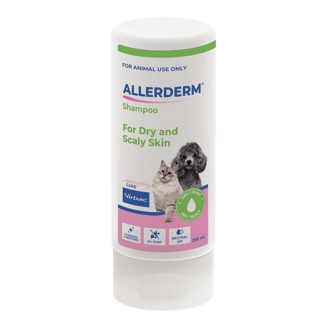 Allerderm Shampoo for Dry and Scaly Skin 250ml bottle