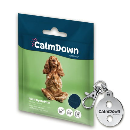CalmDown by KRUUSE Dog Tag Kit with 1 button