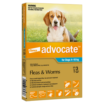Advocate Dog 4-10kg (3 PACK)