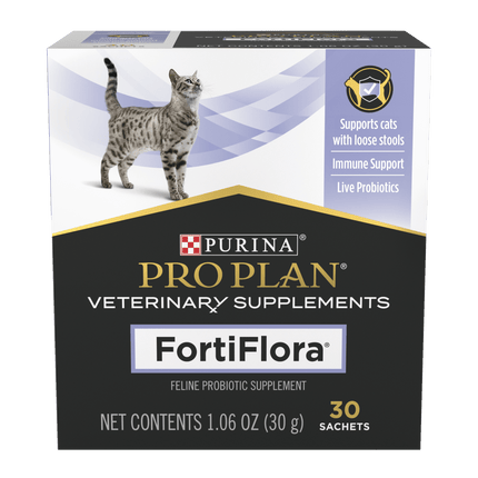 Pro Plan FortiFlora Feline Probiotic Supplement box