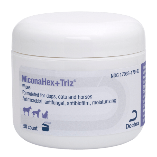 MiconaHex+Triz Wipes 50 pack pot