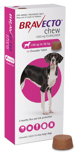 Bravecto Dog Chewable Tablet 40kg-56kg