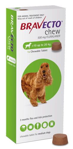 Bravecto Dog Chewable Tablet 10kg-20kg