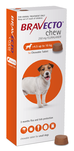 Bravecto Spot On for Dogs: 4.5-10kg