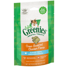 Greenies Feline Dental Treats Oven-Roasted Chicken 60g