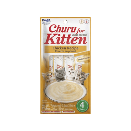Inaba Churu Kitten Creamy Chicken 4 x 14g