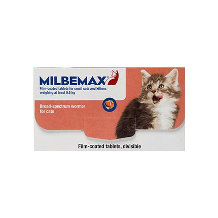 Milbemax for small cats and kittens worming tablets